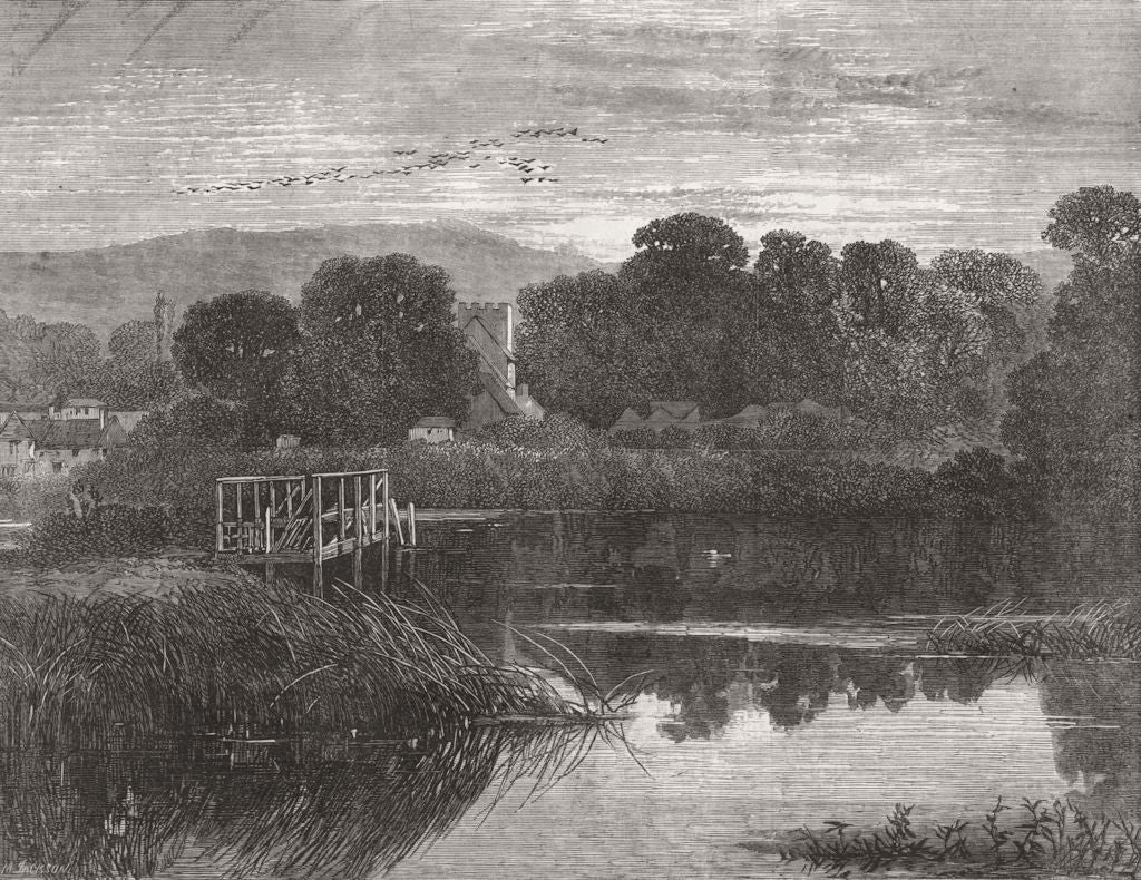 DECORATIVE. The Turner Gold medal Landscape of the Royal Academy 1868 print
